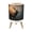 Color 3, variant on Small Trash Can with Lid Tropical Beach Sunset Palm Trees Gentle Ocean Waves Coastal 1.8 Gallon Dog Proof Trash Can Round Garbage Can Waste Bin Wastebasket for Bathroom Bedroom Living Room