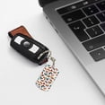 thumbnail image 6 of Goofa Colorful Butterfly Printed Rectangular Metal Keychain Bag Charm Floral Charm for Purse Keys Metal Keyring Gift for Women Accessories, 6 of 7