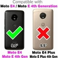 thumbnail image 2 of Phone Case for Motorola Moto E4 with Tempered Glass Screen Protector Cover And Cell Accessories Slim Thin Rugged Silicone Protective MotoE4 E 4 4E 4th Generation XT1768 XT1765 Cases Women Men Red, 2 of 9