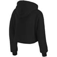 thumbnail image 3 of Women's WEAR by Erin Andrews Black Kansas City Chiefs Domestic Cropped Pullover Hoodie, 3 of 3