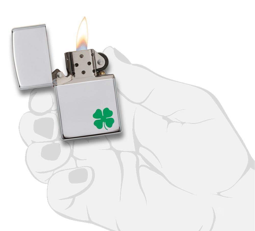 Zippo Bit O' Luck High Polish Chrome Pocket Lighter