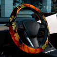 thumbnail image 6 of Thanksgiving Pumpkin 14.5 Inch Printing PVC Leather Steering Wheel Covers Car Wheel Cover Auto Accessories, 6 of 6