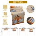 thumbnail image 6 of Burlap Table Runner 36 Inches Long,Thanksgiving Pumpkin Fall Eucalyptus Leaves Non-Slip Kitchen Table Runners for Dining Room Everyday Use Party Table Decorations Maple Leaf Sunflowers Boho, 6 of 9