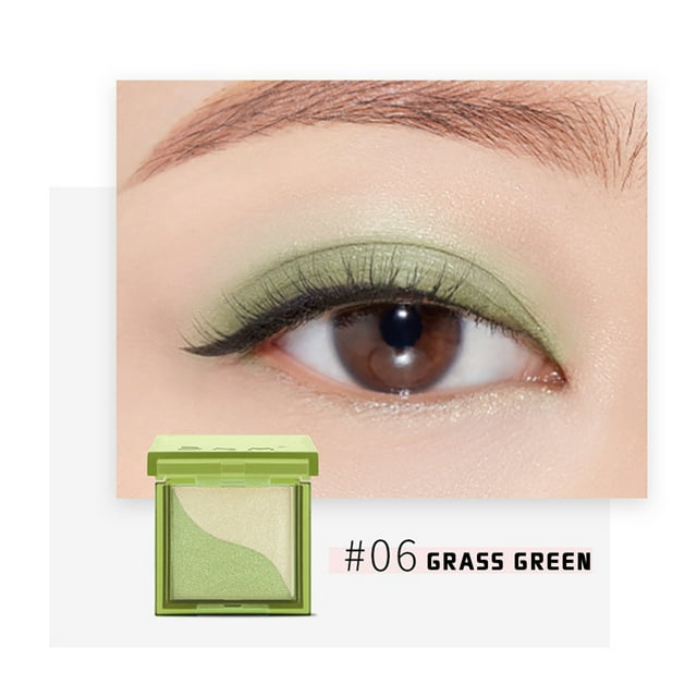 Xihbxyly Sombra de Ojos Bicolor Glazed, Efecto Mate y Brillante, Larga Duración (24 Horas), Sin Necesidad de Brocha, Maquillaje Versátil, Ideal para Cualquier Ocasión, 3,5 G, Color Único, Compacto y