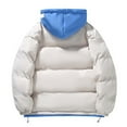 thumbnail image 4 of Down Jacket Men Warm Winter Coats for Mens Puffer Jackets with Hood White M, 4 of 9