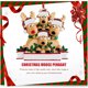 thumbnail image 3 of FLhrweasw Adornos Colgantes Resina Alce Navideño para Navidad (4 Cabezas), 3 of 9