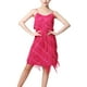 thumbnail image 3 of Vestido de mujer con borlas de lentejuelas y cuello en V para Samba, fiesta, Cha Cha, 3 of 7