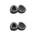 thumbnail image 1 of Seitruly Paquete de 2 almohadillas para auriculares, almohadillas suaves para auriculares, funda de cojín, accesorios para orejeras, repuesto Negro 2piezas, 1 of 6