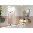 thumbnail image 2 of Halo 42.25 in. x 78 in. Glass Hinged Glass Shower Enclosure, 2 of 6