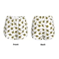 thumbnail image 5 of Lsque Cute Little Bee Printed Women's Running Shorts with Liner Pockets,Elastic Quick Dry Workout Athletic Gym Yoga Shorts,Womens High Waist Shorts-Large, 5 of 9