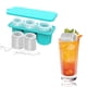 thumbnail image 5 of Ice Cube Tray for Tumbler, 3 Pcs Silicone Hollow Cylinder Ice Mold with Lid and Bin for Freezer, Ice Drink, Juice, Whiskey, Cocktail, Compatible with 40Oz Tumbler, 5 of 7