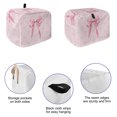 thumbnail image 5 of Toaster Cover 2 Slice, Pink Bow Dustproof Bakeware Oven Protector with Top Hook, Cute Watercolor Girls Cartoon Luxury Waterproof Small Kitchen Appliance Toasters Dust Cover, 12"x7.5"x8", 5 of 9