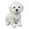thumbnail image 2 of yuksok Résine Chien Statue Animal Sculpture Collection pour Salon Table Blanche, 2 of 9