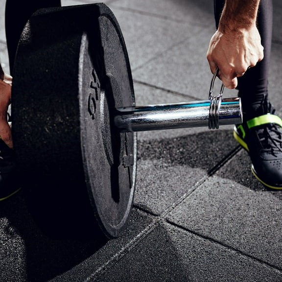 ORDDIART 2Pcs Gym Equipment Barbell Clamps Spring Clip Collars For Fitness Accessories