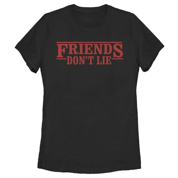 Netflix Women's Stranger Things Don't Lie Logo Style Graphic T-Shirt