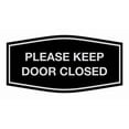 thumbnail image 1 of Signs ByLITA Fancy Please Keep Door Closed Sign - Security and Safety | Durable Material | Easy to Install (Black/Silver) - Large 1 Pack, 1 of 4