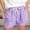 Purple, variant on HAIJIE Womens Summer Shorts Adjustable Ruched Side Bikini Shorts Sport Shorts Women for Sister Women Upf 50 Swimsuit Bottoms with Liner