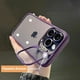 thumbnail image 5 of Funda de teléfono transparente con soporte de lujo para iPhone 15 16 14 13 Pro Max 16 Plus con soporte Protector de lente de cámara cubierta a prueba de golpes, 5 of 5