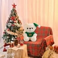 thumbnail image 4 of wsevypo Christmas Plush Bear Toy, Enchanting Cartoon Doll with Holiday Hat Presents, 4 of 6