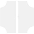 thumbnail image 4 of 28"OD x 1"ID x 9 1/4"C x 1"P Haus Architectural Grade PVC Contemporary Ceiling Medallion, Two Piece, 4 of 11