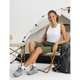 thumbnail image 6 of BALEAF Women's Bermuda Shorts for Hiking UPF 50 Lightweight Quick Dry Water Resistant Short with Pockets Army Green M, 6 of 7