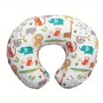 thumbnail image 3 of 1pc Baby U-shaped Breastfeeding Pillow Cover, Multi Functional Seat Pillow Removable Printed Pillow Cover Breastfeeding Pillow Cover Removable And Washable (excluding Pillow Core), 3 of 5