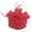 Red, variant on Lerpwige Adjustable Pillbox Hat With Detachable Veils Bridal Church Party Hair Accessories