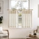 thumbnail image 2 of Cortinas de cocina Jinchan de lino plisadas, 36 cm, 2 paneles, 2 of 9