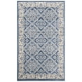thumbnail image 3 of SAFAVIEH Brentwood Brandy Floral Area Rug, Navy/Creme, 4' x 6', 3 of 11