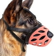 thumbnail image 1 of Funda para bozal de perro, bozales de canasta transpirables para perros pequeños, medianos y grandes, funda para boca de perro antimordeduras, ladridos y mordeduras, 1 of 8