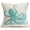 Octopus 2, variant on Vintage Starfish Pillow Cover Cotton Linen Ocean Blue Series Nautical Decorative Pillow Covers Beach Theme Cushion Cover Home Decor Pillowcase for 18x18 Inch