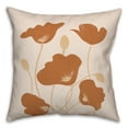 thumbnail image 2 of Creative Products Orange Poppies 18 x 18 Spun Poly Pillow, 2 of 3