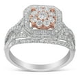 thumbnail image 3 of 14K Two Tone 1.25ct TDW Diamond Cluster Ring (H-I,I1-I2), 3 of 6