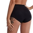 thumbnail image 3 of Defitshape Women's High Waisted Shaper Shorts Hip Pads Padding Firm Shapewear Slimming Butt Lifting Tight Elastic Waist Slim Body Shaper Black 4-6, 3 of 4