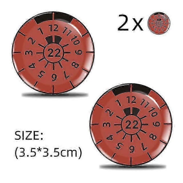 2pcs 3D gel sticker license plate seal badge, TUV plaque decals -GSLA