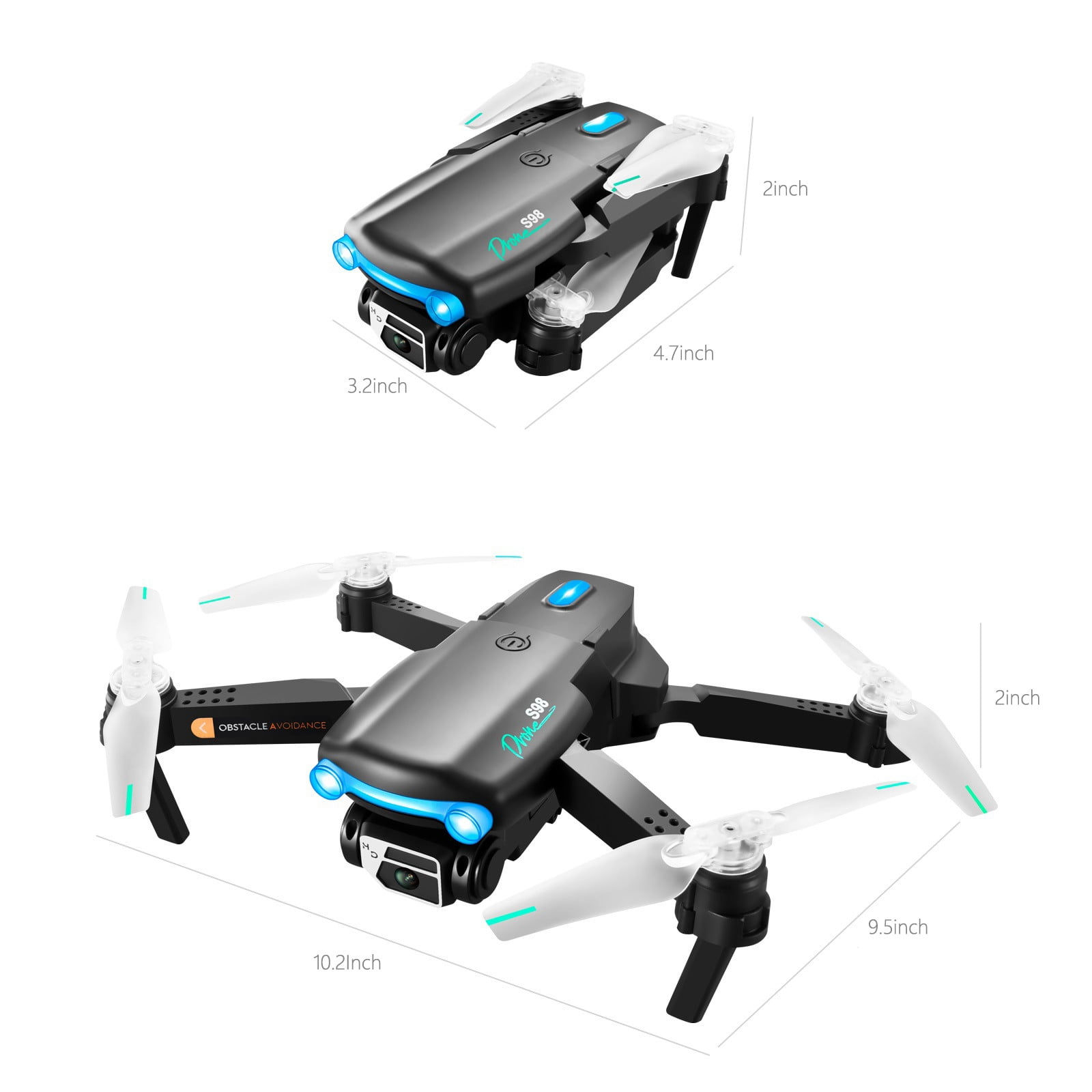 GiliGiliso Clearance Drone With 4K HD Fpv Camera Optical Fl-ow Localization Remote Control Toys Gifts For Boys Girls With Altitude Headless Mode One Key Start Speed - Walmart.com