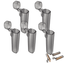 Portable Mini Toothpick Holders Box Pocket Toothpick Case Toothpick Dispenser Travel Toothpick Container Easy to Carry in Your Pocket, Bag for Outdoor Travel Camping Picnic,5Pcs Black