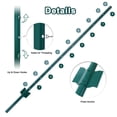thumbnail image 2 of Fence Posts 5Feet - 10Pack, Heavy Duty Metal Fence Post with U-Channel, Steel Fence U-Post for Holding Garden Wire Fence, Corner Posts, 2 of 11