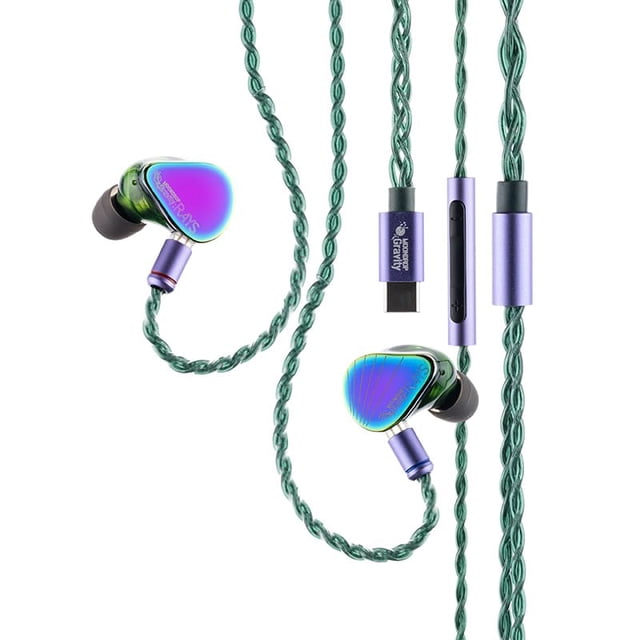 Auriculares para juegos Moondrop Rays USB-C con tarjeta de sonido DSP Game