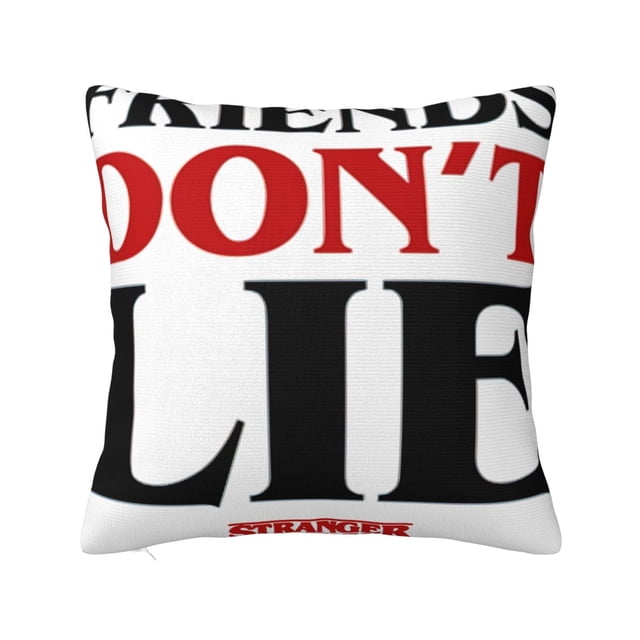 Fundas de almohada decorativas con dibujos animados de Stranger Things, para decoración del hogar y el sofá, elige una funda de cojín de temporada feliz de 12 x 12 pulgadas