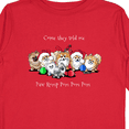thumbnail image 4 of Inktastic KiniArt Christmas Pomeranians Boys or Girls Long Sleeve Toddler T-Shirt, 4 of 5