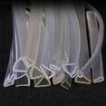 thumbnail image 3 of 3M Transparent U Shaped Edge Protector, PVC Rubber Corner Guard Strip for Glass, Wood, Metal, Coffee Table, Doors & Windows, Anti-Collision DIY Furniture Safety Trim, 3 of 7