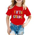 thumbnail image 6 of LNMQLPDBS Girls Tshirts 7-8 Years Old Girls Top Spin Tops for Kids Under Shirts for Girls Shirts Size 12-14 Girls Size 18/20 Clothes 14/16 Girls, Red 6-7 Years, 6 of 7