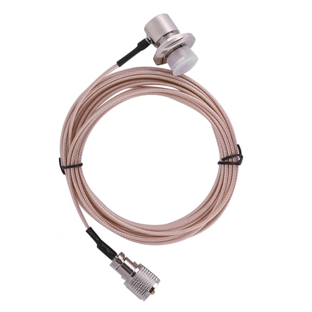 Cable De Extensión, Cable De Extensión De Antena De 5 M, Peso Ligero Coaxial De Teflón, A Prueba De Polvo, Con Baja Pérdida Para Coche Para Walkie Talkie