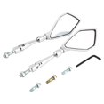 thumbnail image 1 of Six Colors Universal Motorcycle Aluminum Bar End Side Rearview Mirrors Exquisitely Designed Durable Gorgeous, 1 of 7