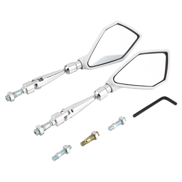 Six Colors Universal Motorcycle Aluminum Bar End Side Rearview Mirrors Exquisitely Designed Durable Gorgeous