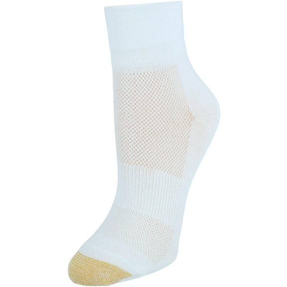 Women's GOLDTOE ® 3-pack CoolMax Quarter Socks Color: White Size: N/A