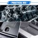 thumbnail image 2 of 30 Pcs Clips de Revestimiento de Guardabarros Compatibles con Honda Clips Automotrices de Plástico Negros, 2 of 7