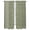Sage, Olive, Celadon, Cream, variant on Deep Red Texture Kitchen Curtains 63 Inch Length, Country Farmhouse Burlap Stripes Tiers Curtains for Living Room Berdoom Bathroom, Light Filtering Drapes Window Treatment 2 Panels 42"Wx63"L