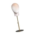 thumbnail image 2 of Professional Height Adjustable Mannequin Head Model with Metal Base Stand Holder Skin Color, 2 of 8